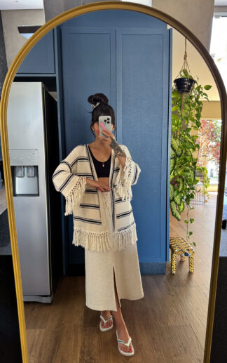 Conjunto LUZ DO SOL✨💡 (kimono + saia)