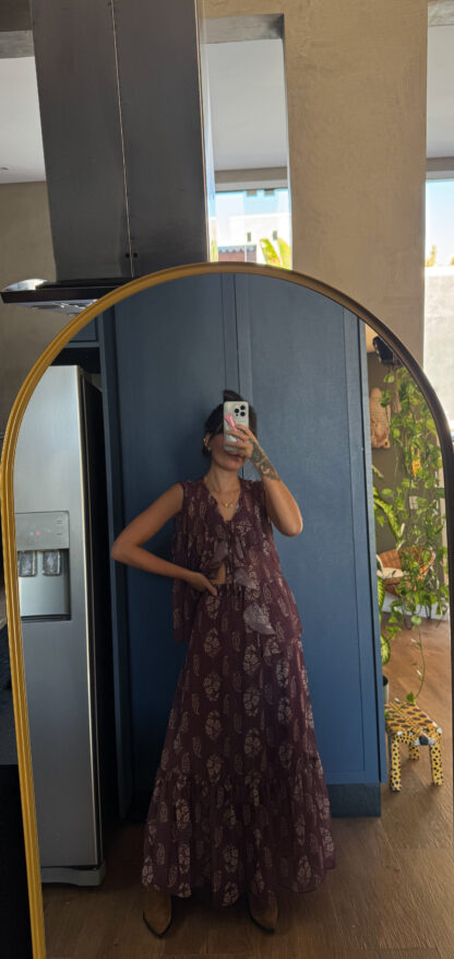 Conjunto Astrid Paisley(marrom)✨ - Image 5