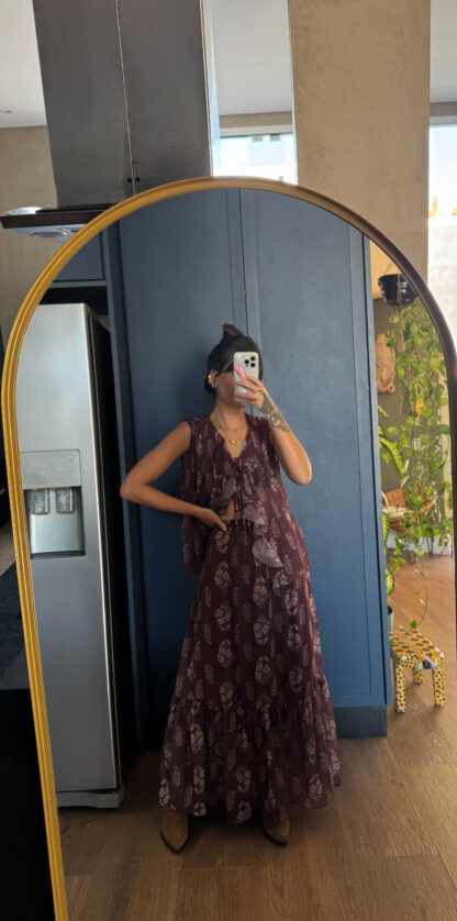 Conjunto Astrid Paisley(marrom)✨ - Image 6
