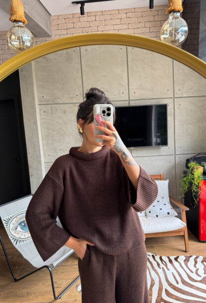 Conjunto podre de chic (manguinha marrom) - Image 2