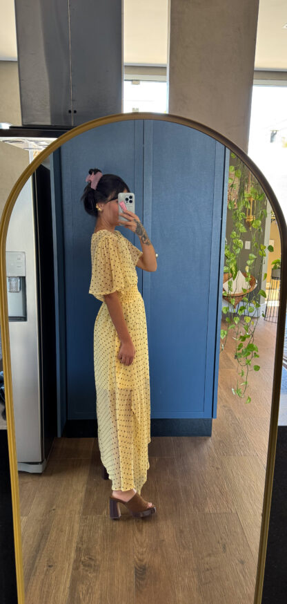 Vestido LIVRE AO SOL✨☀️(poá marrom) - Image 6