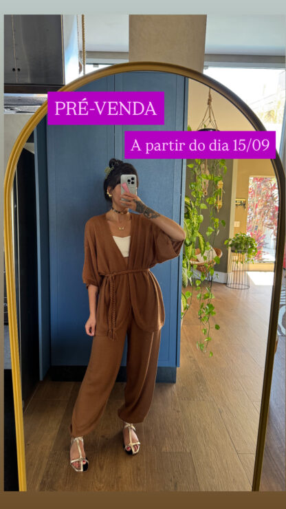 Conjunto Constanza✨( marrom)