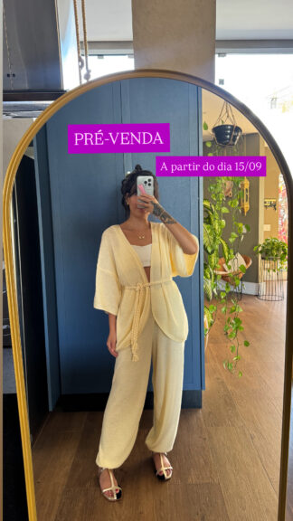 Conjunto Constanza✨(Butter Yellow Creamy)