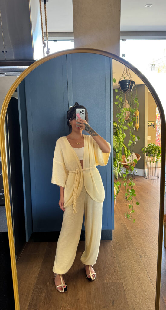 Conjunto Constanza✨(Butter Yellow Creamy)