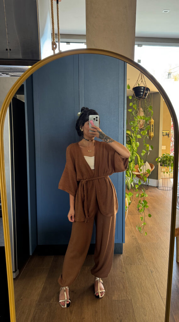 Conjunto Constanza✨( marrom)