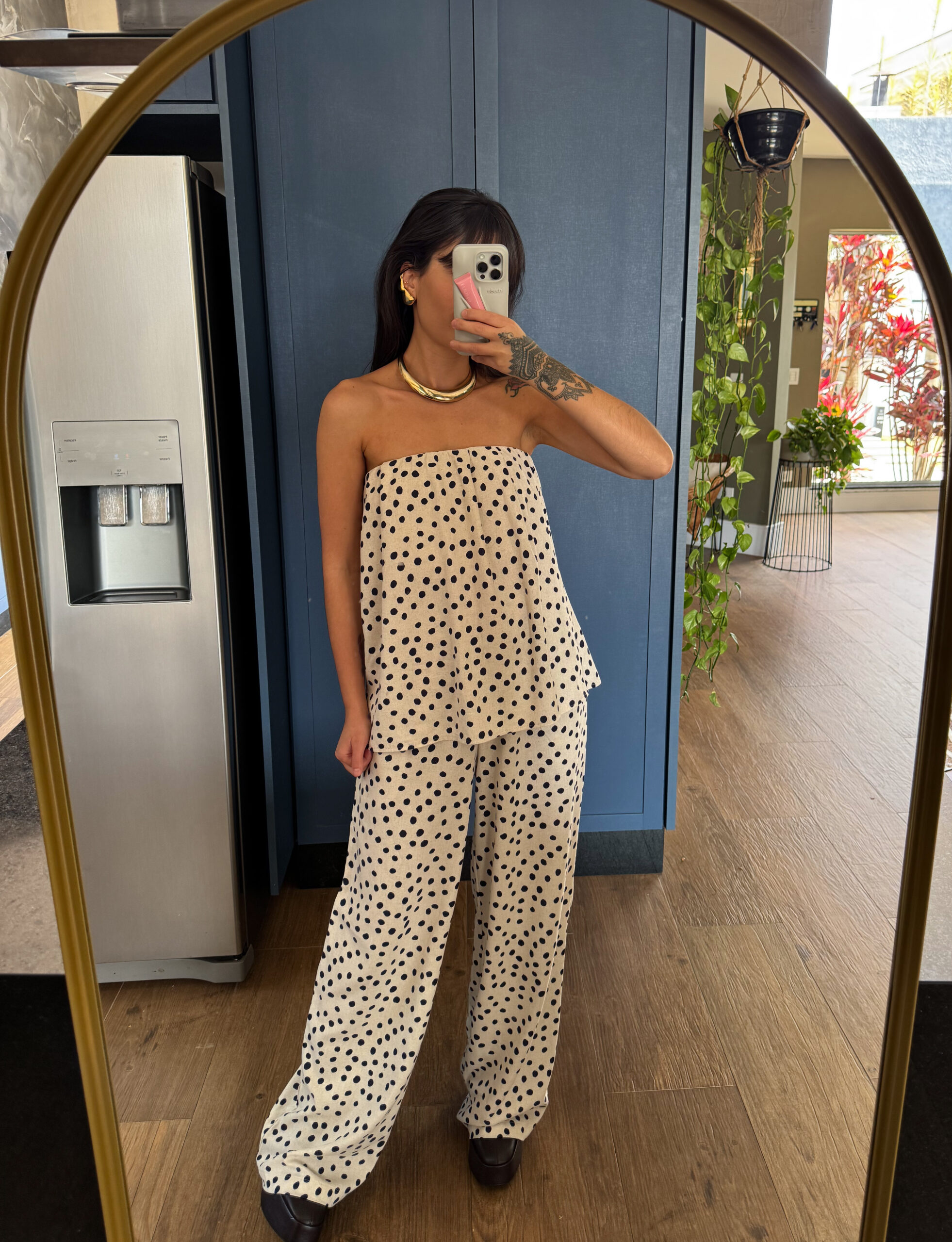 Conjunto Serena Poá(linho +algodão)✨ - Imagem 3