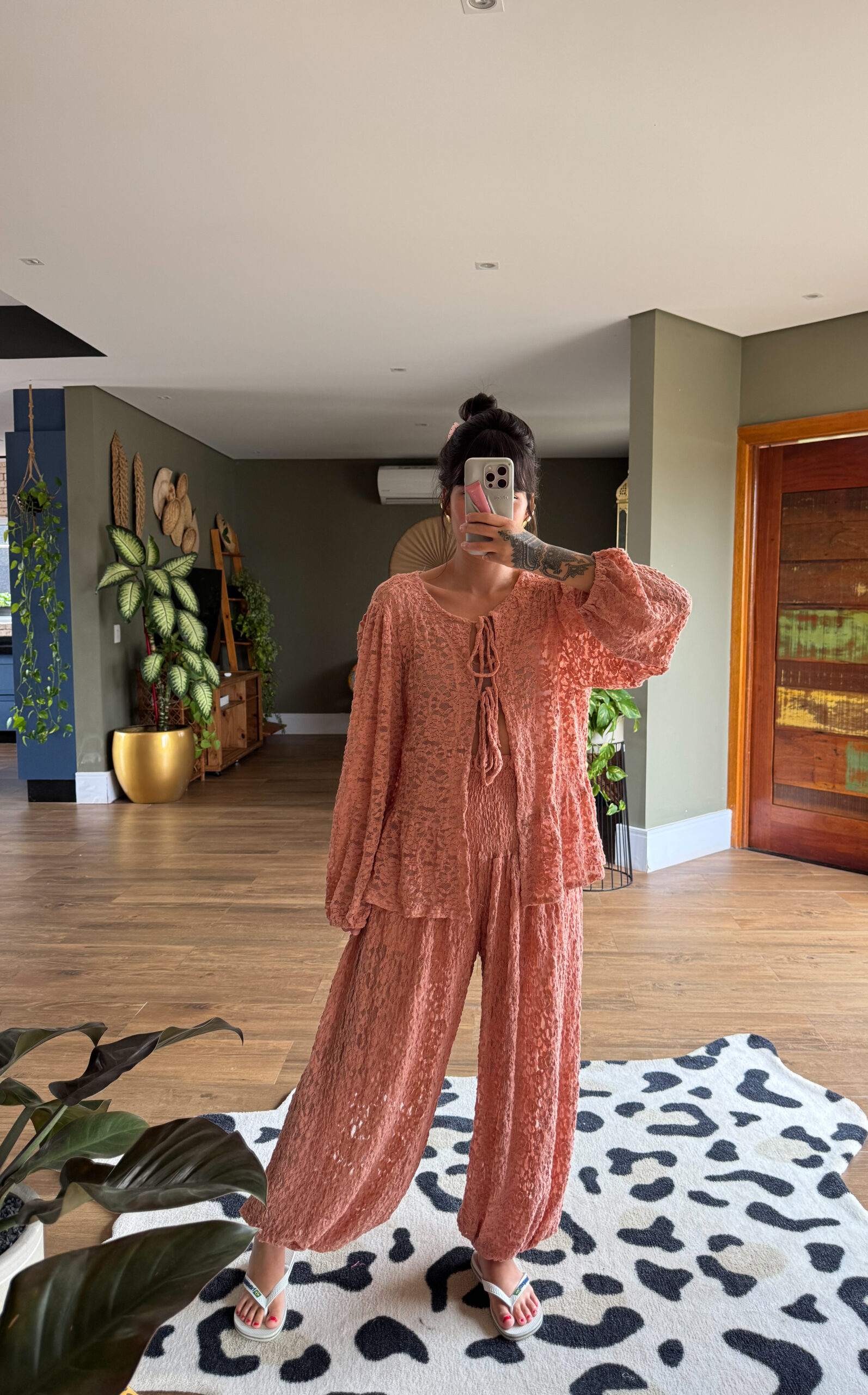 Conjunto Francesca rendada ✨