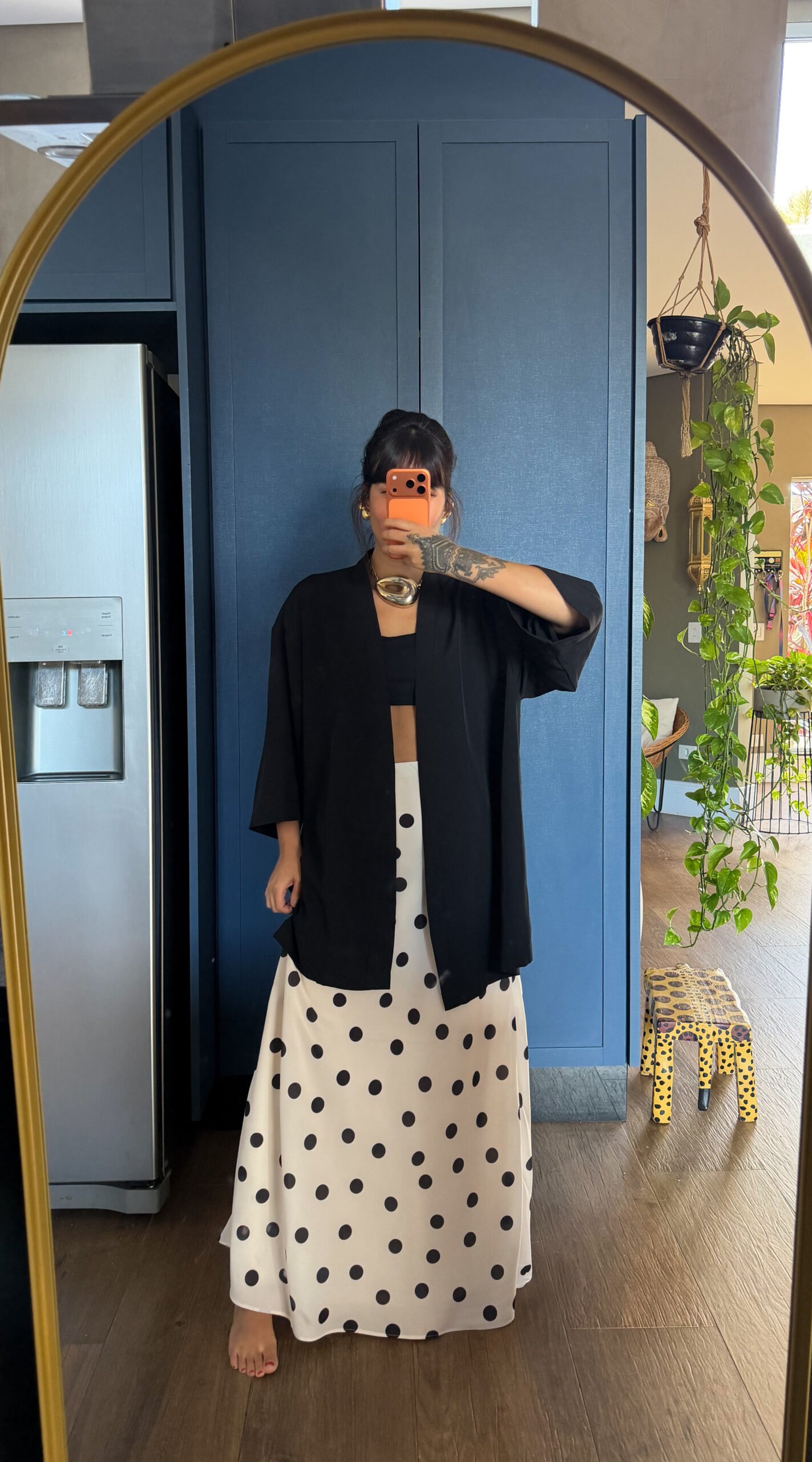 Conjunto Bernadete✨(Kimono + saia) - Imagem 5