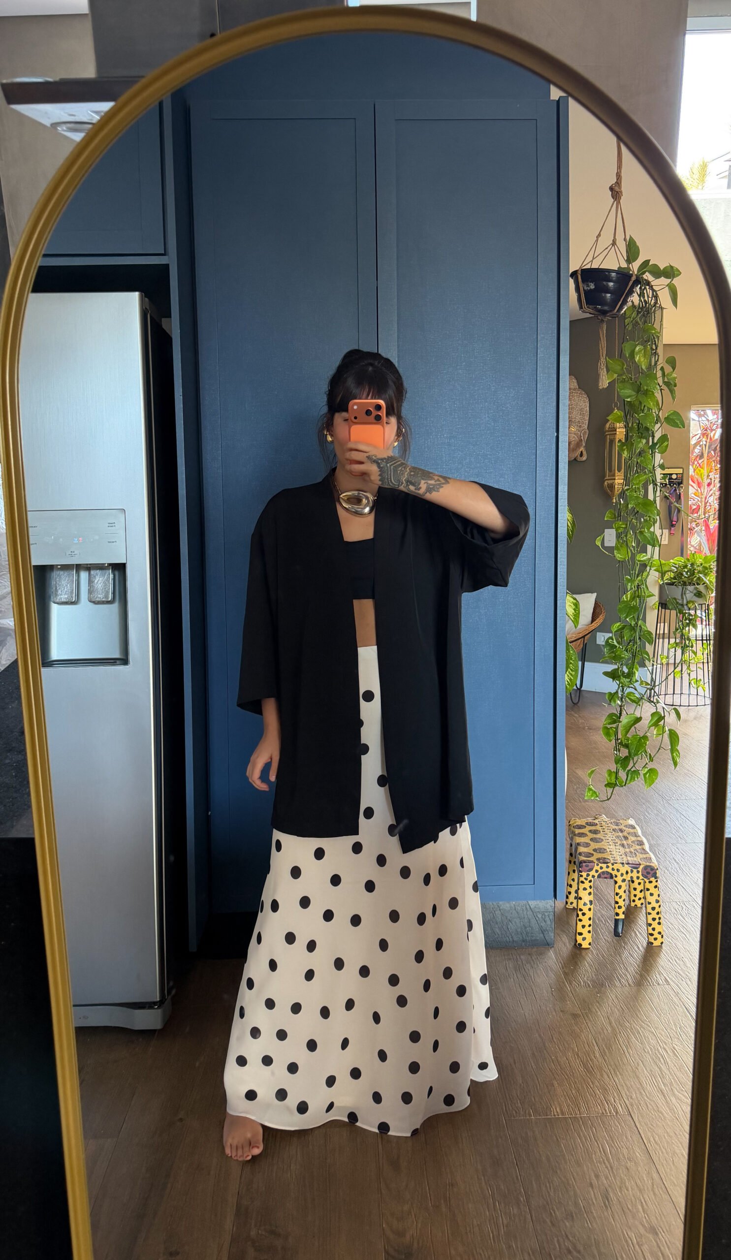 Conjunto Bernadete✨(Kimono + saia)