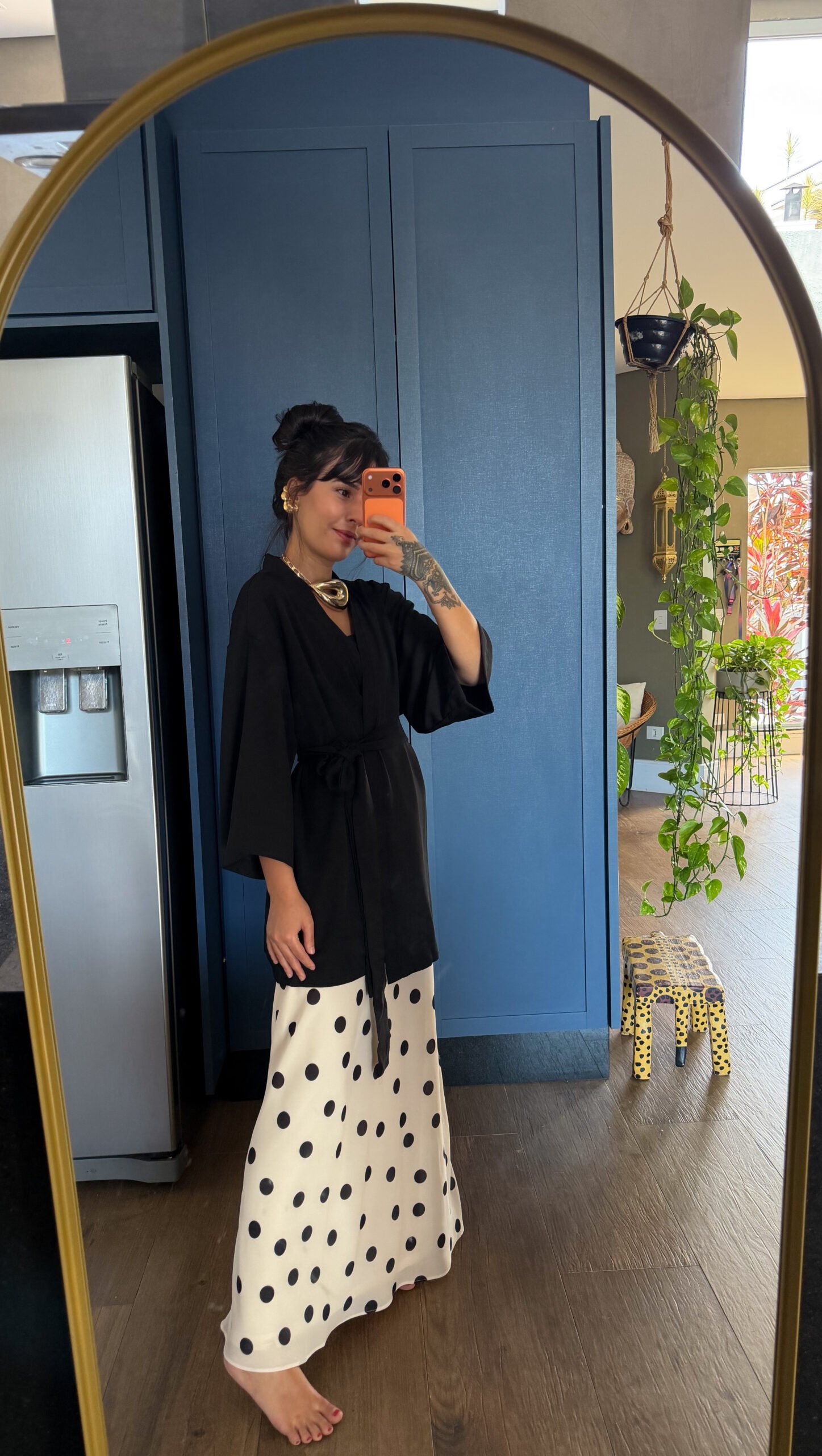 Conjunto Bernadete✨(Kimono + saia) - Imagem 3