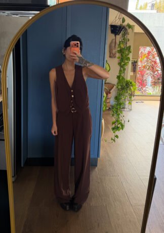 Conjunto Magnólia✨ (Marrom)