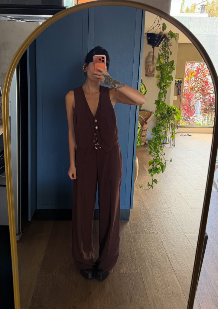 Conjunto Magnólia✨ (Marrom)