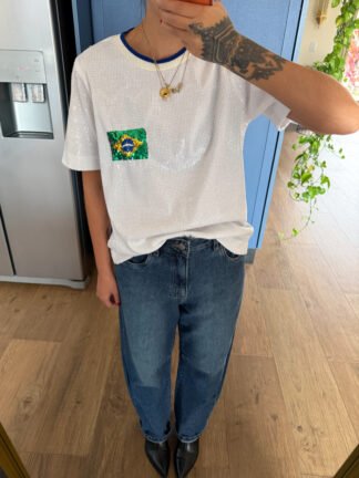 Camiseta Brasil! Chic sem esforço✨